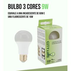 Lampada-Led-Bulbo-3-cores-em-1-Bivolt-E27-9W---City-Lumi-3C-C-foto-1