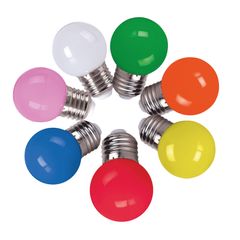 Lampada-Bolinha-1W-Led-E27-CTB-Varias-cores-foto1